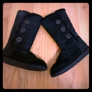 Ugg button up tall boots